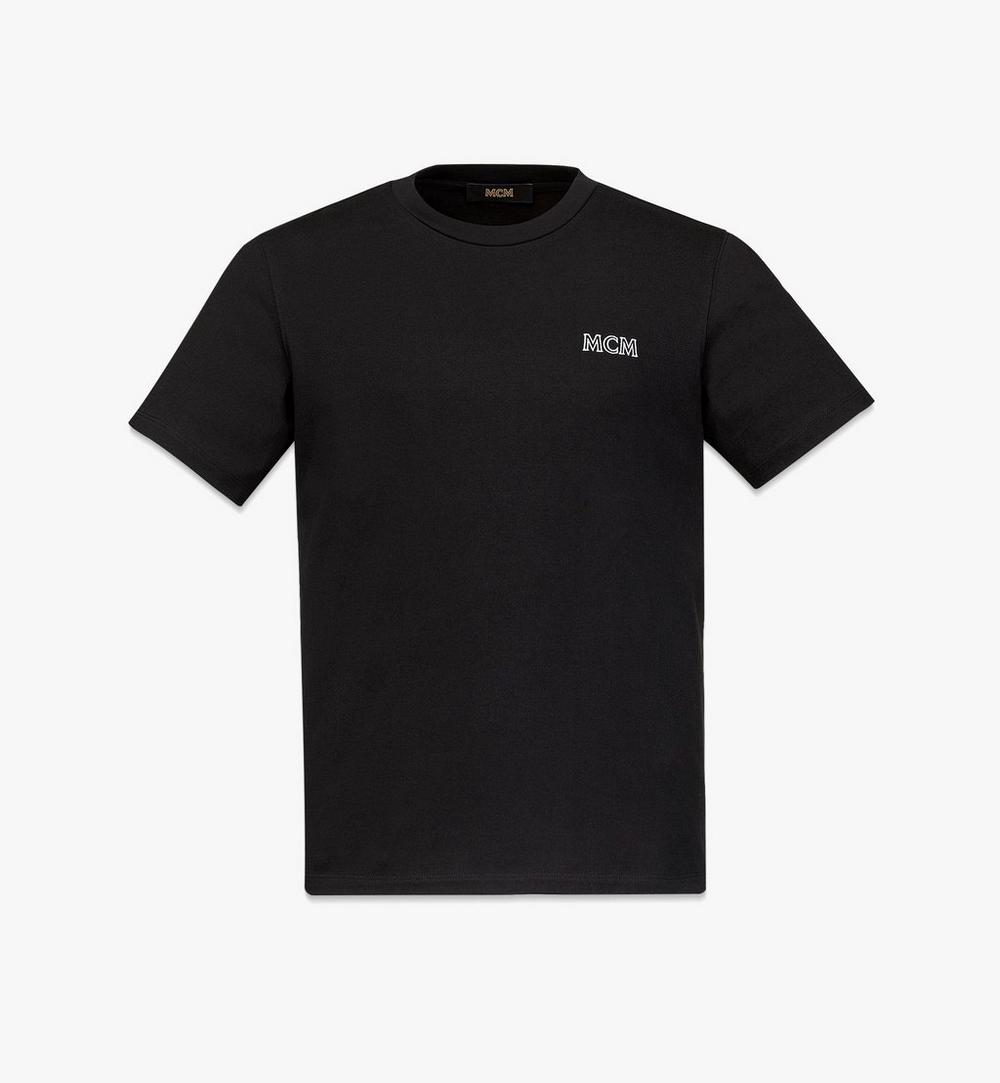 Men’s MCM Essentials Logo T-Shirt in Organic Cotton 1